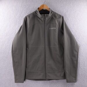 Kuiu Peloton 240 Fleece Jacket Full Zip Wind Resistant Men's XL Gray Hunting